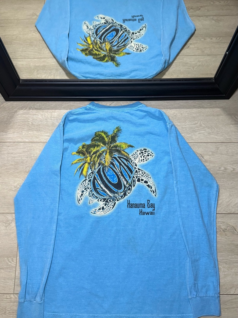 New Y2K 2000s Hanauma Bay Hawaii Turtle “Aloha” Long Sleeve Shirt